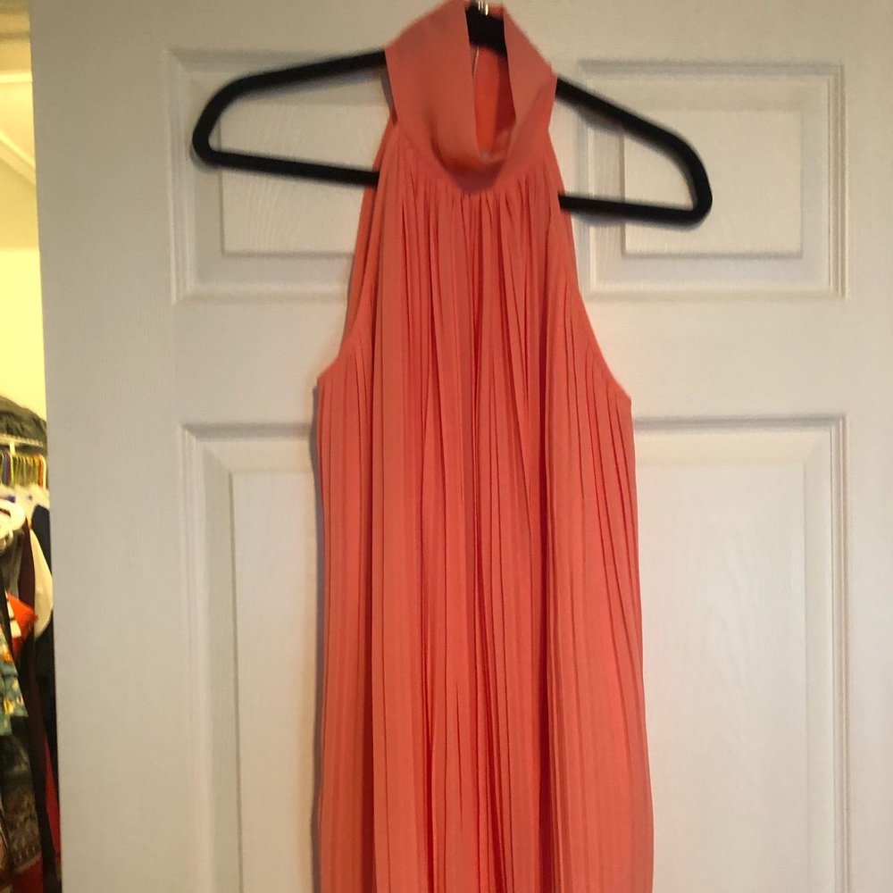 Light Pink high neck shift dress!